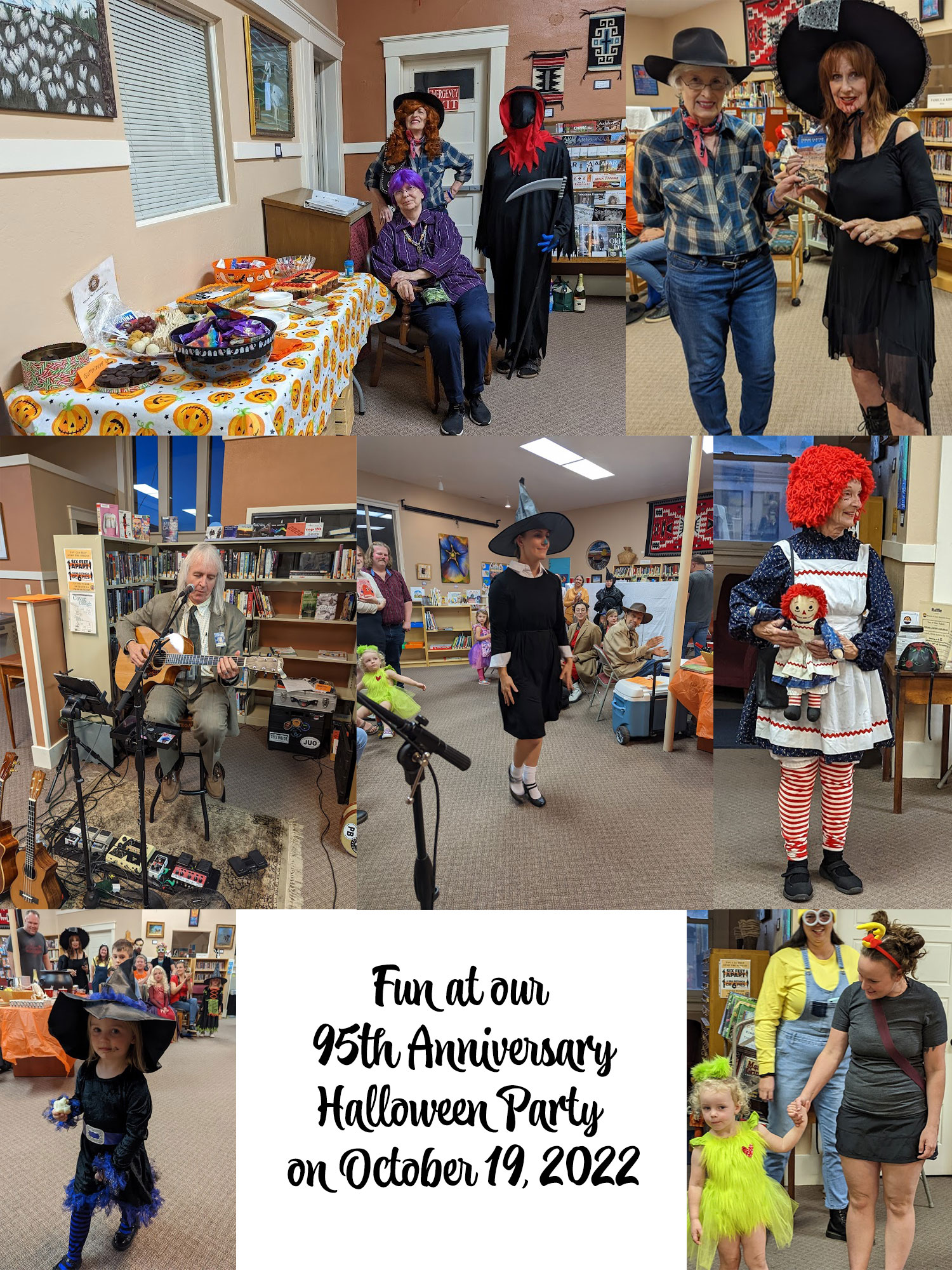 Fun at our 95th Anniversary-Halloween Party on October 19, 2022